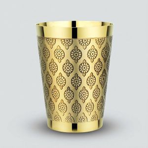 350ml Handmade Pure Brass Glass