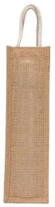 Plain Natural Jute Bottle Bag