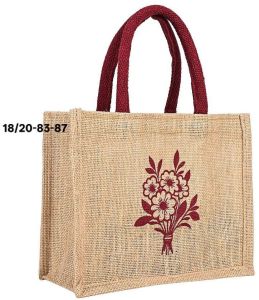 Premium Printed Jute Shopping Bag