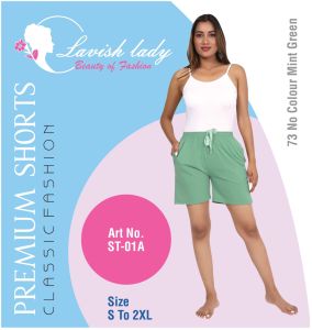 Ladies Plain Shorts