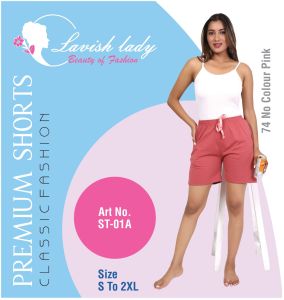 Ladies Plain Shorts