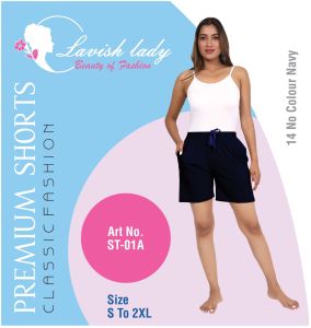 Ladies Plain Shorts
