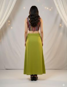 Ladies Green Cotton Petticoat