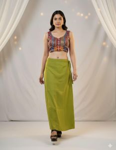 Ladies Green Cotton Petticoat