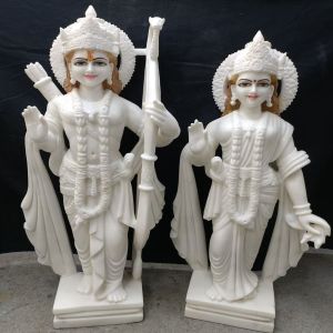 1.5 Feet Marble RAM Sita Statue