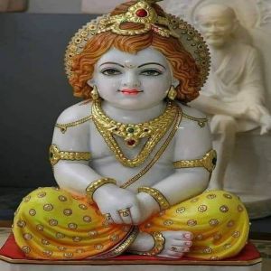 2 Feet Marble Bal Gopal Statue