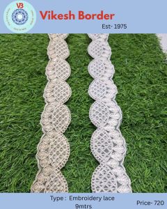 Bridal Embroidered Lace Trim