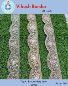 Designer Garment Embroidered Lace