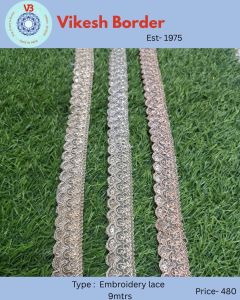 Premium Embroidered Lace Trim