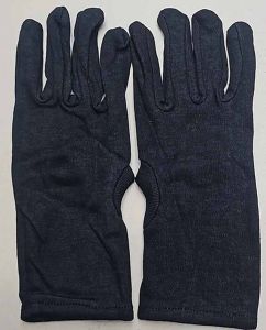 Blue Cotton Hosiery Glove