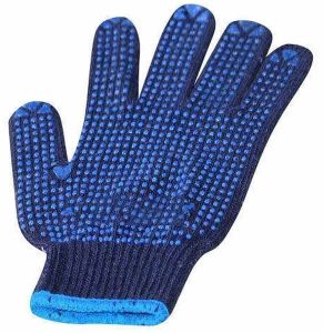 Cotton Knitted Dotted Hand Glove