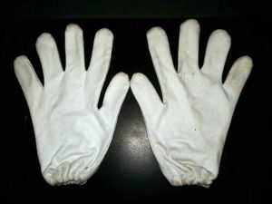 Pure White Cotton Hosiery Glove