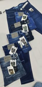 Mens Six Pocket Cargo Jeans