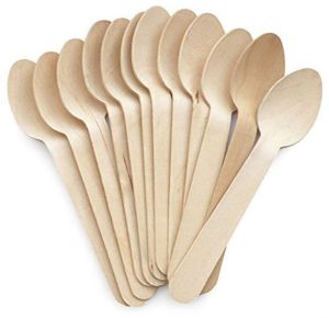 Disposable 110mm Wooden Spoon