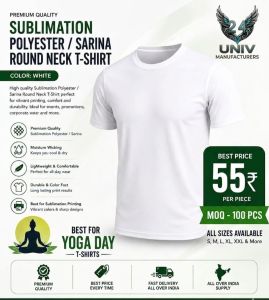 Polyester Round Neck T-Shirt