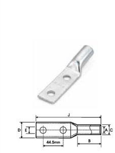 2 Hole Copper Cable Terminal End