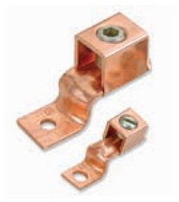 Copper One Hole Offset Tongue Terminal End