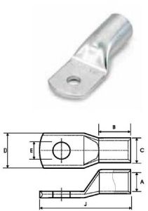 Tinned Copper Tubular Cable Lugs Without Inspection
