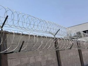 Galvanized Concertina Security Coil