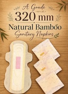 320 Mm Bamboo Sanitary Napkins