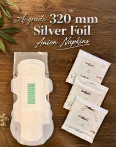 320 Mm Silver Foil Anion Sanitary Pads