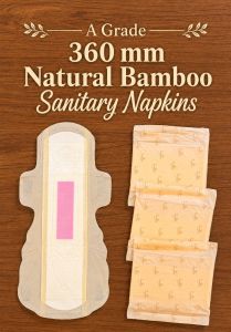 360 Mm Organic Bamboo Sanitary Pads