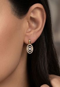Diamond Dangle Earrings