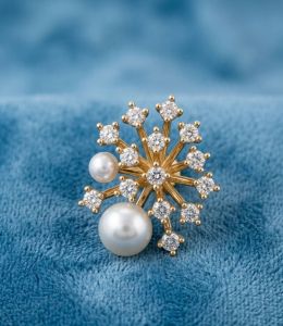 lab grown diamond earring