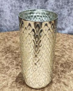 Aluminium Leaf Cut Flower Vase