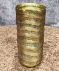 Aluminium Wavy Cut Flower Vase