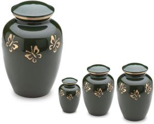 Black Brass Cremation Urn