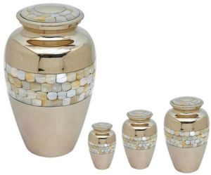 Brass &AMP; Mop Cremation Urn