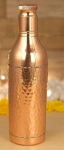 Hammered Copper Water Bottle