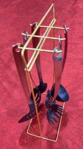 Metal Plastic Cutlery Set