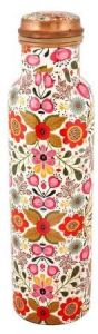 Printed Copper Water Bottle