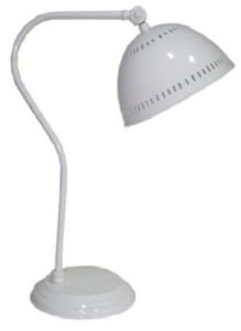 White Iron Table Lamp