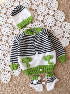 Baby Wool Knitted Clothing Gift Set