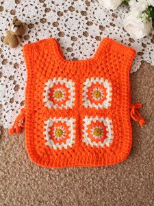 Sunburst Crochet Baby Sweater