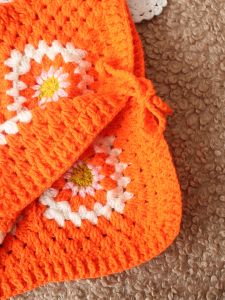 Sunburst Crochet Baby Sweater