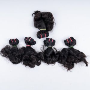 8 Inch Double Drawn Wavy Hair