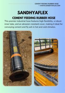Cement Feeding Rubber Hose with Fixed Flange