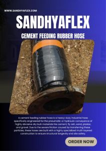 Cement Feeding Rubber Hose with Swival Flange