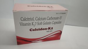 Calcitriol Calcium Carbonate And Vitamin K2-7 Soft Gelatin Capsules