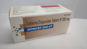 Cefixime 200mg Dispersible Tablets