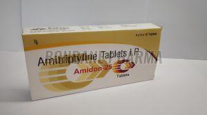 Amitriptyline Hydrochloride 25mg Antidepressant Tablets