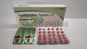 Amitriptyline Hydrochloride 50mg Antidepressant Tablets