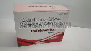 Calcitriol Calcium Carbonate And Vitamin K2-7 Soft Gelatin Capsules