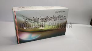 Divalproex Sodium Extended Release 500mg Tablets