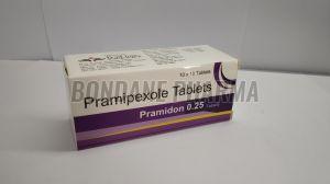 Pramipexole 0.25mg Tablets