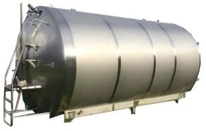 Horizontal Stainless Steel Storage Tank